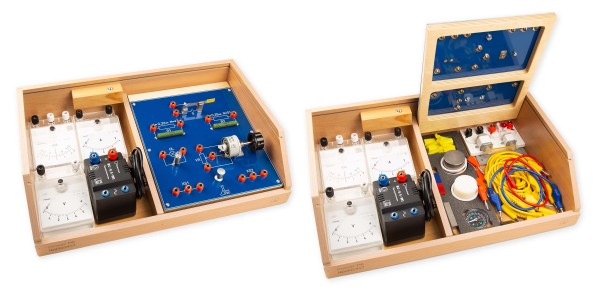 Лабораторный комплект (набор) по электродинамике с выпрямителем и генератором